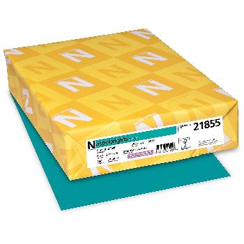 Neenah Paper® Astrobrights® Terrestrial Teal™ 65 lb. Smooth Cover 8.5x11 in. 250 Sheets